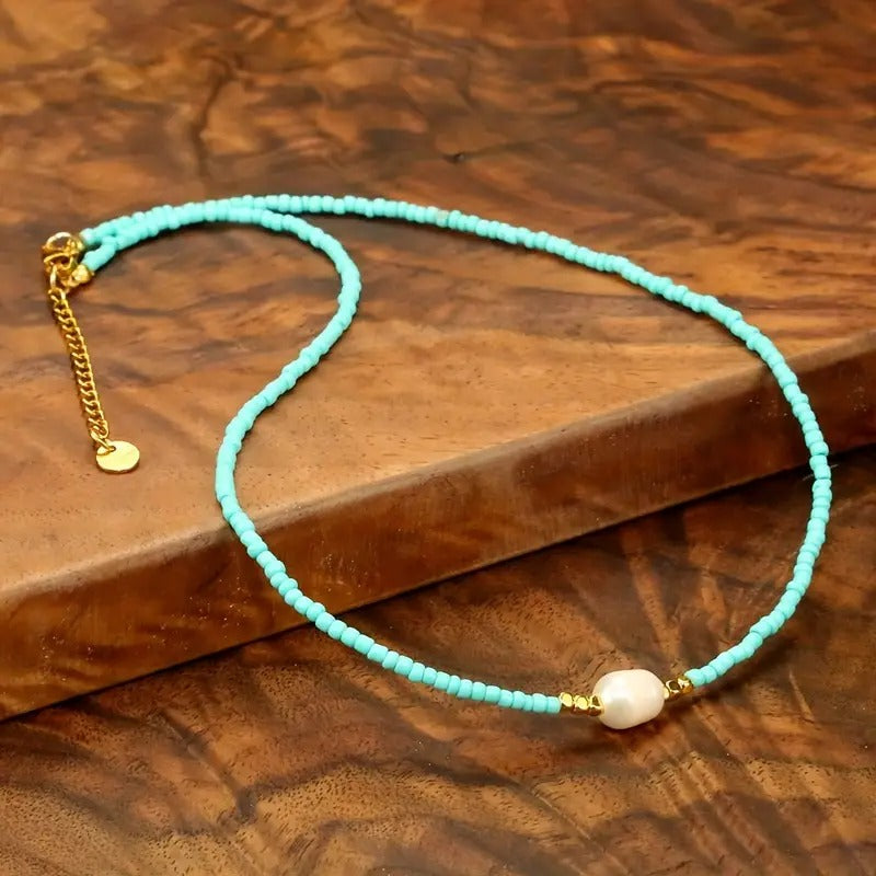 Turkoosi Henkäys Kaulakoru | Yhdessä diabetesta vastaan