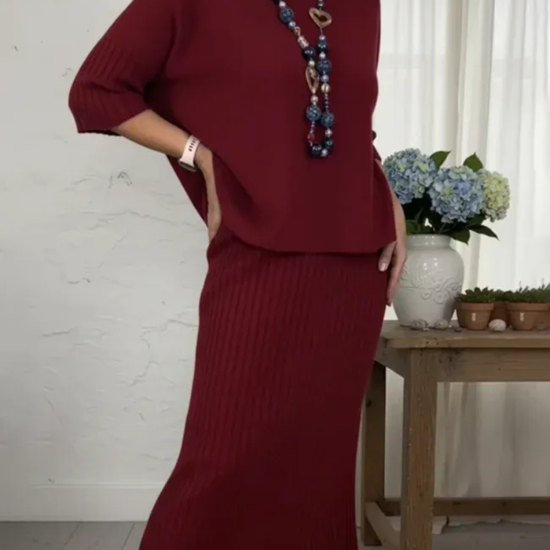 Aila™ - Neulottu kaksiosainen setti