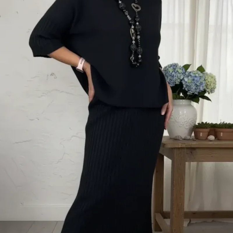 Aila™ - Neulottu kaksiosainen setti