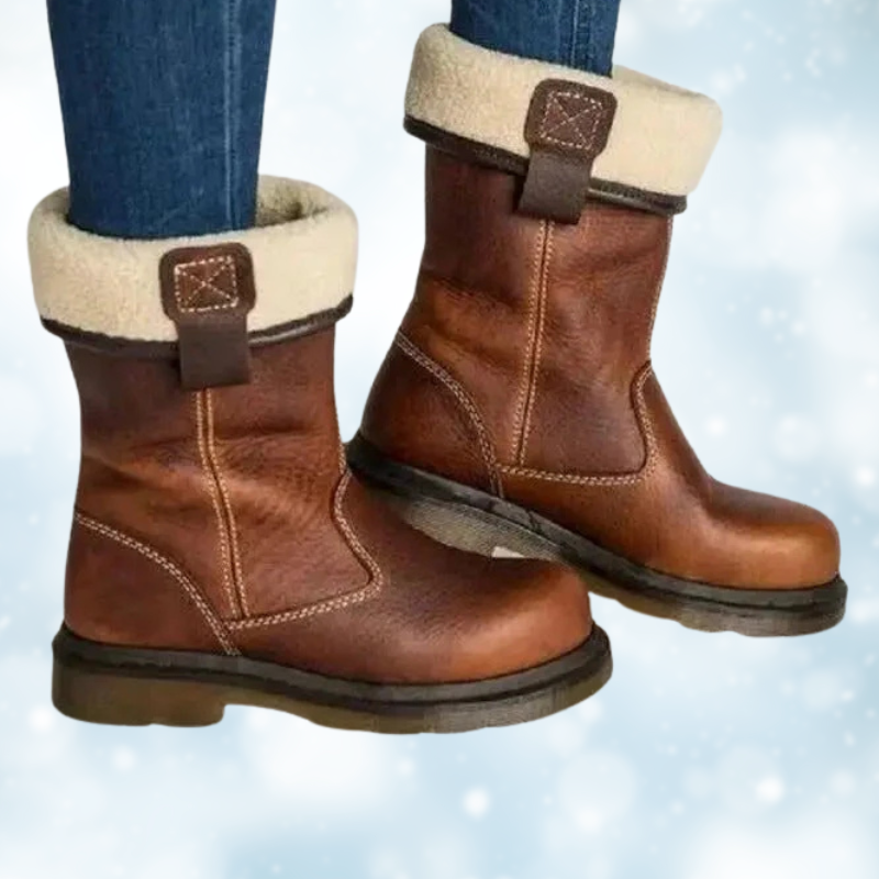 Rivka™ – Vinterstøvler i Skinn